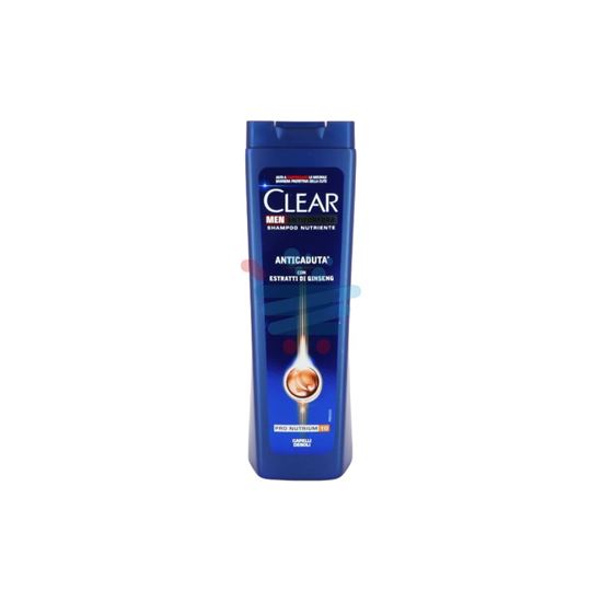 Clear Men antiforfora Shampoo Nutriente Anticaduta Capelli Deboli con estratti di Ginseng 250 ml