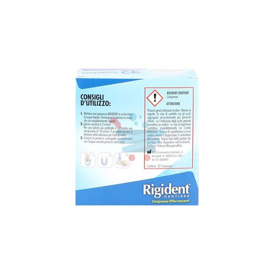 RIGIDENT DENTIERE 32 COMPRESSE EFFERVESCENTI