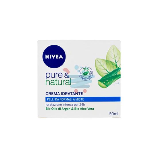 NIVEA PURE&NATURAL CREMA PELLI NORMALI E MISTE