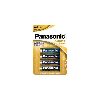 PANASONIC BATTERIE POWER ALKALINA STILO 1.5 VOLT 4 PEZZI