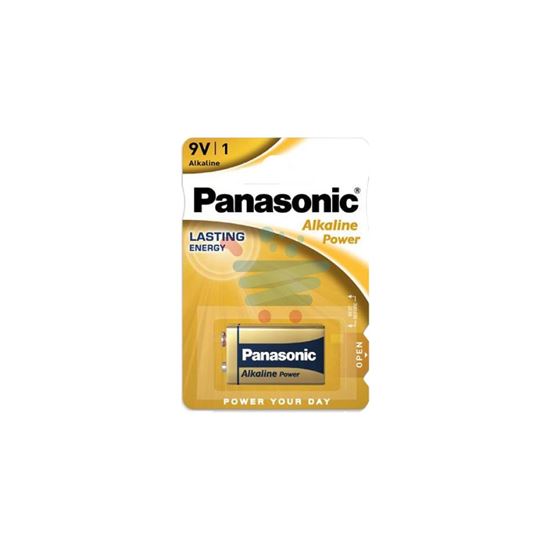 PANASONIC BATTERIA POWER ALKALINA 9 VOLT