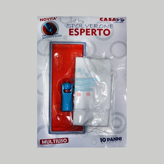 CASAVIP KIT SPOLVERONE ESPERTO + 10PANNI RICAMBIO