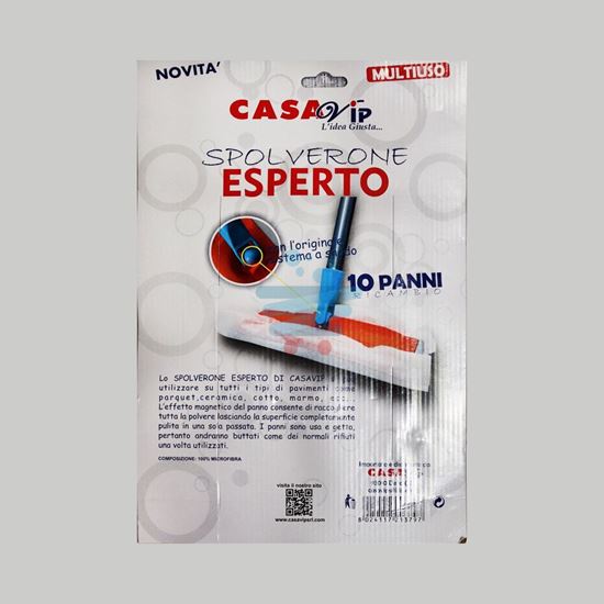 CASAVIP KIT SPOLVERONE ESPERTO + 10PANNI RICAMBIO