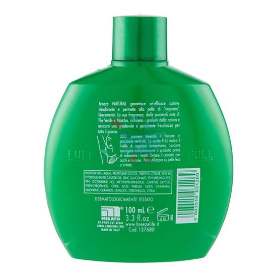 BREEZE DEODORANTE SQUEEZE NATURAL 100ML