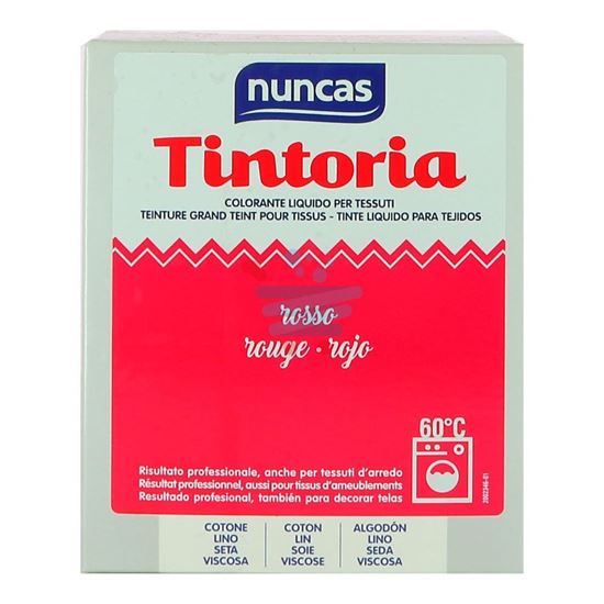 NUNCAS TINTORIA COLORANTE LIQUIDO PER TESSUTI ROSSO 100 ML