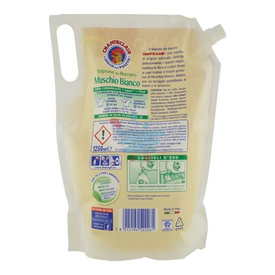 CHANTECLAIR SAPONE DA BUCATO MUSCHIO BIANCO ECORICARICA 1250ml