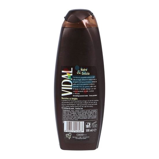 VIDAL BAGNO OLIO DARGAN &  E CACAO 500ML