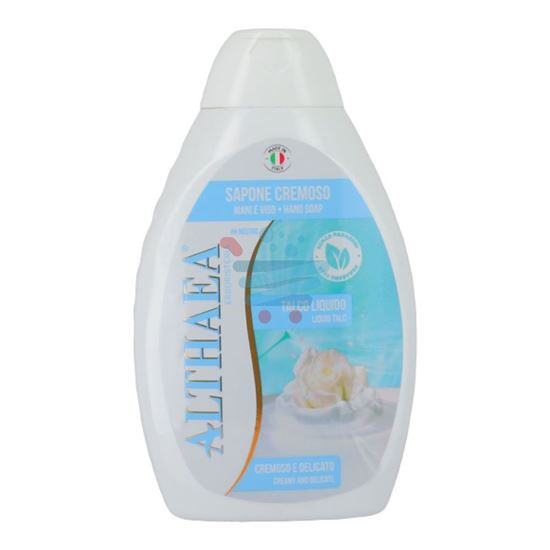 ALTHAEA SAPONE LIQUIDO CREMOSO TALCO MANI E VISO 650ML