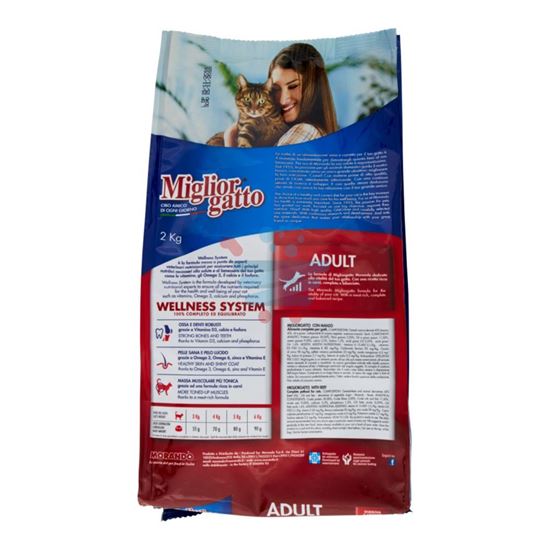 MIGLIOR GATTO CROCCANTINI MANZO/FEGATO 2KG.