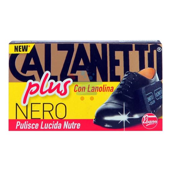 CALZANETTO PLUS NERO SPUGNA AUTOLUCIDANTE