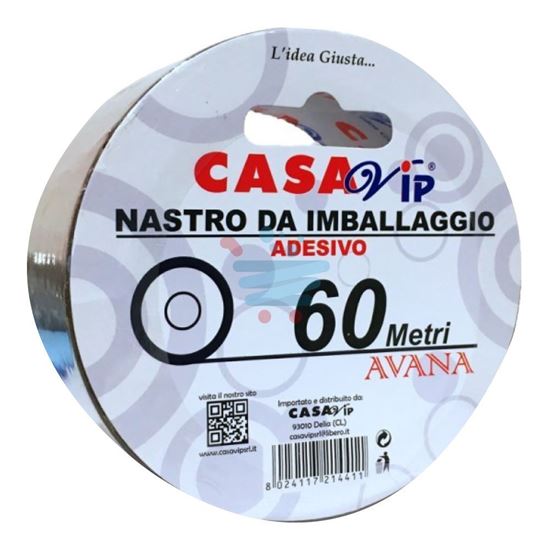 CASAVIP NASTRO IMBALLAGGIO AVANA 60MT