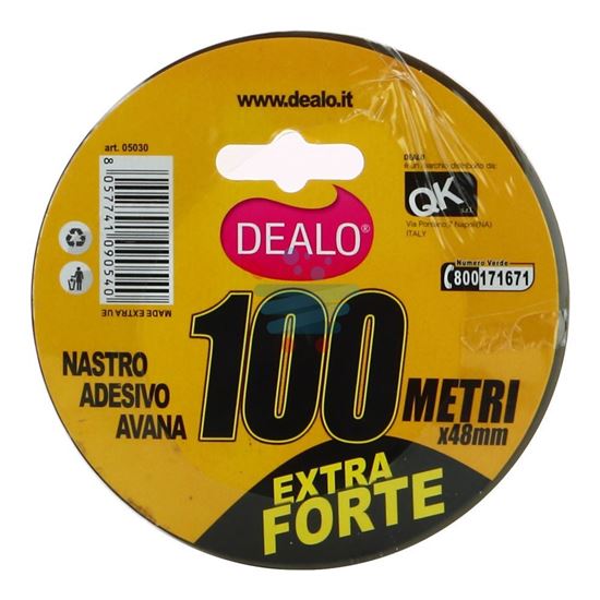 DEALO NASTRO IMBALLO  100MT AVANA