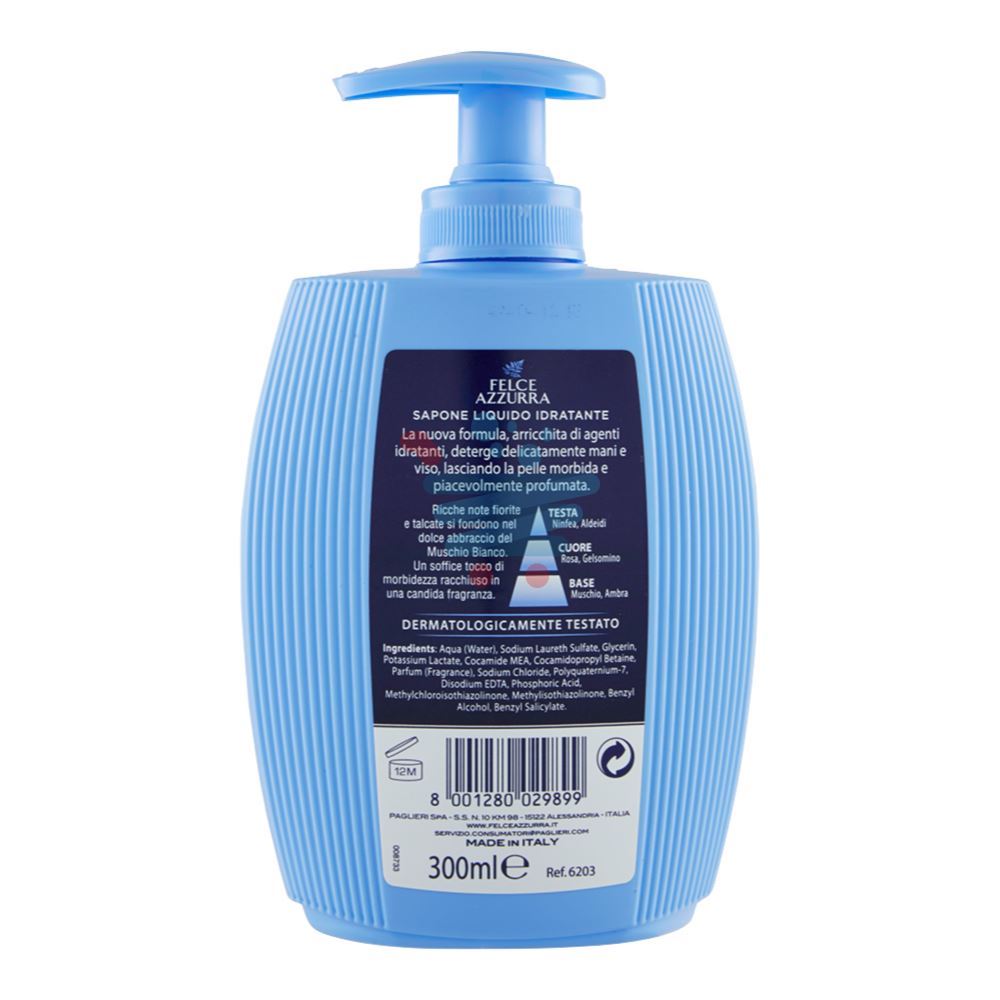 felce azzurra sapone liquido ricarica ambra argan ml.750