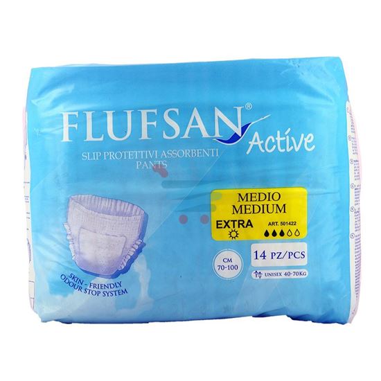 FLUFSAN ACTIVE SLIP INCONTINENZA MEDIUM 14 PEZZI