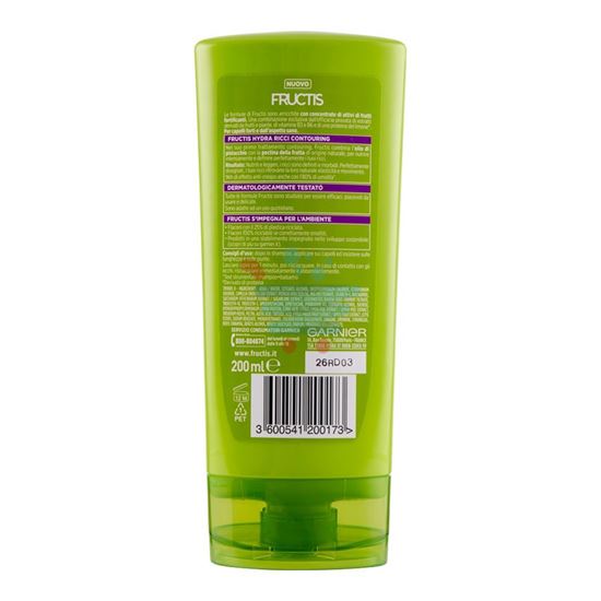 FRUCTIS BALSAMO HYDRA RICCI CONTOURING CON PECTINA DELLA FRUTTA E OLIO DI PISTACCHIO 200 ML