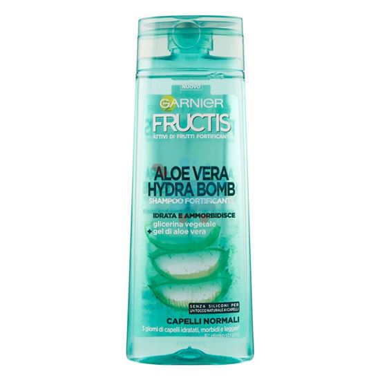 FRUCTIS SHAMPOO FORTIFICANTE ALOE VERA CON GLICERINA VEGETALE E GEL DI ALOE VERA 250 ML