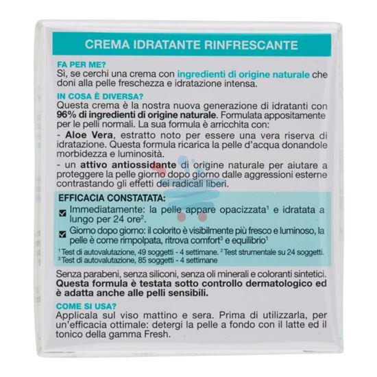 GARNIER IDRATANTE PRODIGIOSA CON ALOE VERA CREMA VISO IDRATANTE RINFRESCANTE PELLI NORMALI 50 ML