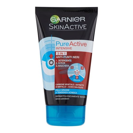 GARNIER PUREACTIVE INTENSE 3IN1 ANTI-PUNTI NERI 150 ML