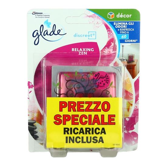 GLADE DISCREET DECOR RELAXIN ZEN BASE + RICARICA