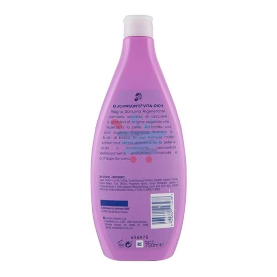 JOHNSON'S BAGNO CON ESTRATTO DI LAMPONE 750 ML