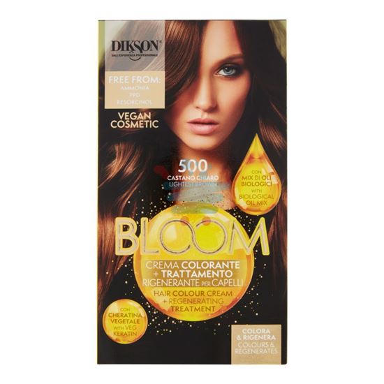 DIKSON BLOOM CREMA COLORANTE 500 CASTANO CHIARO