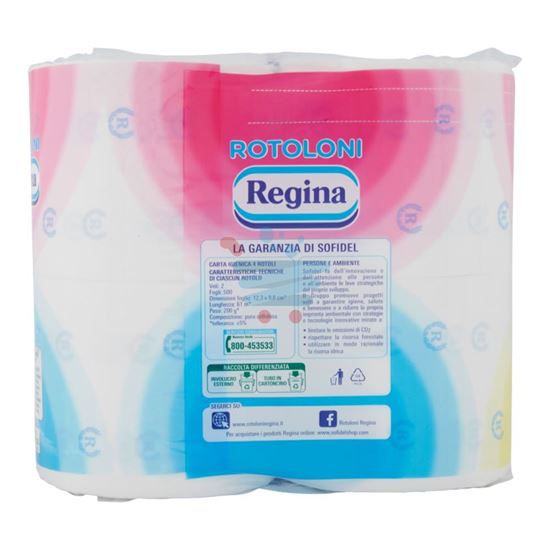 REGINA CARTA IGIENICA 2 VELI  CLASSICA 4 ROTOLI