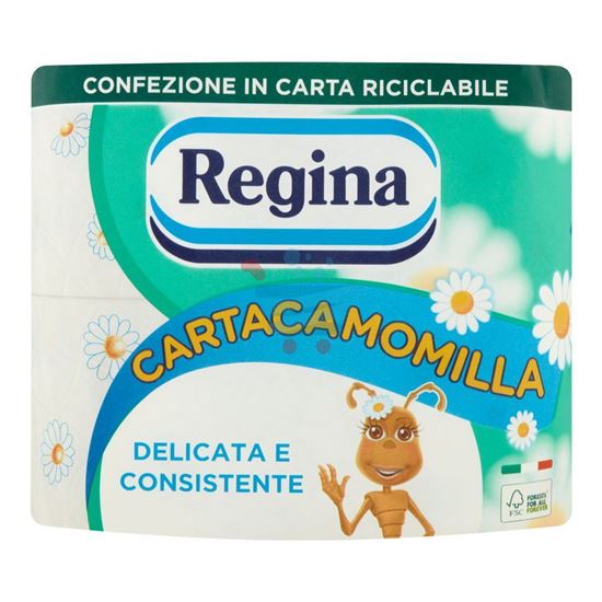 REGINA CARTA IGIENICA CAMOMILLA 4 ROTOLI