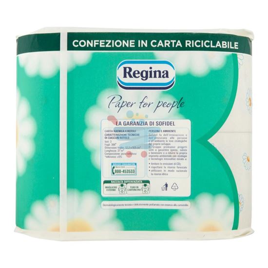 REGINA CARTA IGIENICA CAMOMILLA 4 ROTOLI