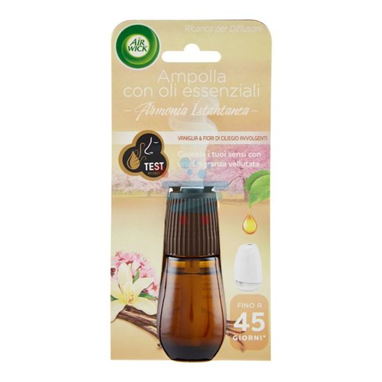 AIR WICK VANIGLIA & FIORI DI CILIEGIO AVVOLGENTI RICARICA PER DIFFUSORE ARMONIA ISTANTANEA 20 ML