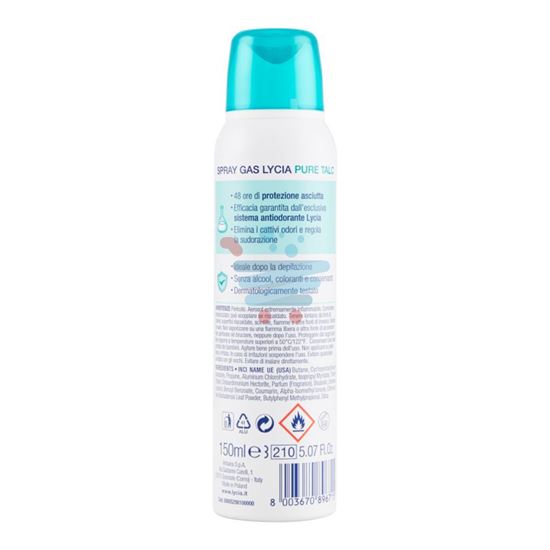 LYCIA DEODORANTE SPRAY PURE TALC 150 ML