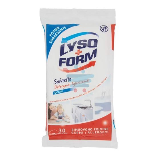 LYSOFORM SALVIETTE DETERGENTI IGIENIZZANTI OCEAN 30 PEZZI