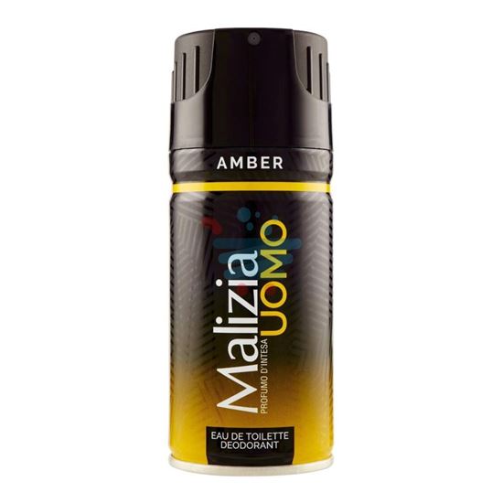 MALIZIA UOMO DEODORANTE AMBER 150ML