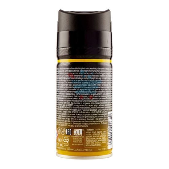 MALIZIA UOMO DEODORANTE AMBER 150ML