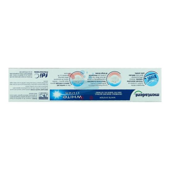 MENTADENT DENTIFRICIO WHITE SYSTEM 100 ML