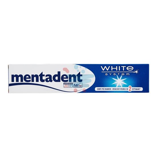 MENTADENT DENTIFRICIO WHITE SYSTEM 75 ML