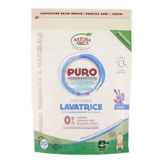 NATURA AMICA LAVATRICE POLVERE PURO NATURALE LAVANDA 250 GR