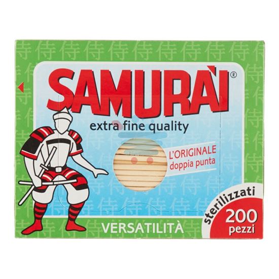 SAMURAI STUZZICADENTI DOPPIA PUNTA 200PZ