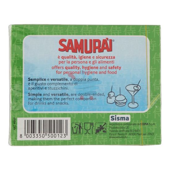 SAMURAI STUZZICADENTI DOPPIA PUNTA 200PZ