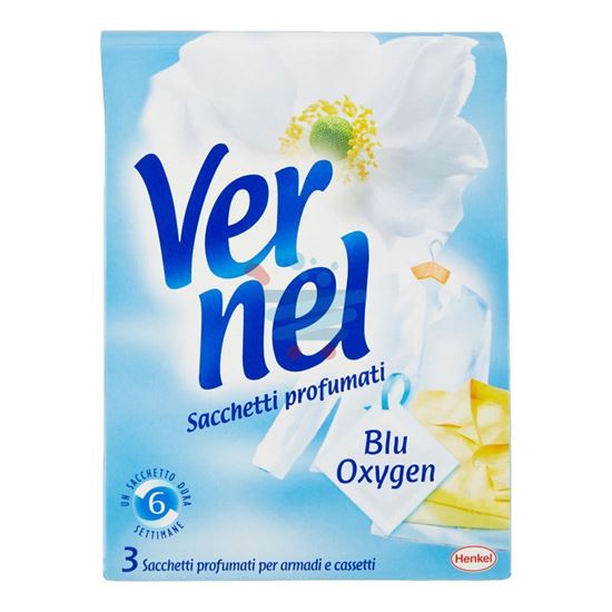 VERNEL SACCHETTI BLU OXI PROFUMATI