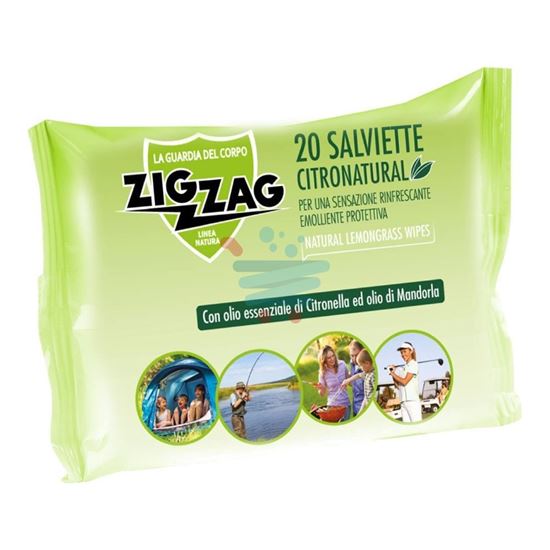 ZIG ZAG SALVIETTE ALLA CITRONELLA 20 PEZZI