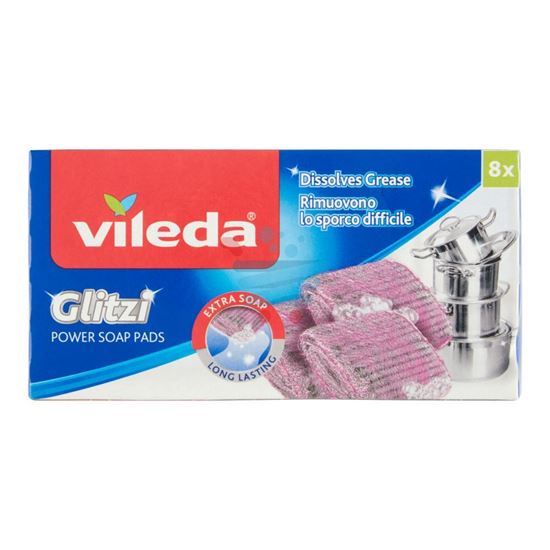 VILEDA GLITZI POWER SOAP PADS 8 PEZZI