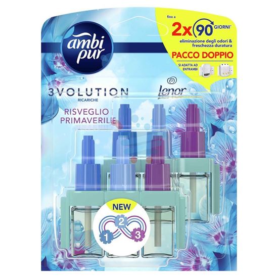 AMBIPUR 3VOLUTION RICARICA RISVEGLIO PRIMAVERILE 2 PEZZI 20ML