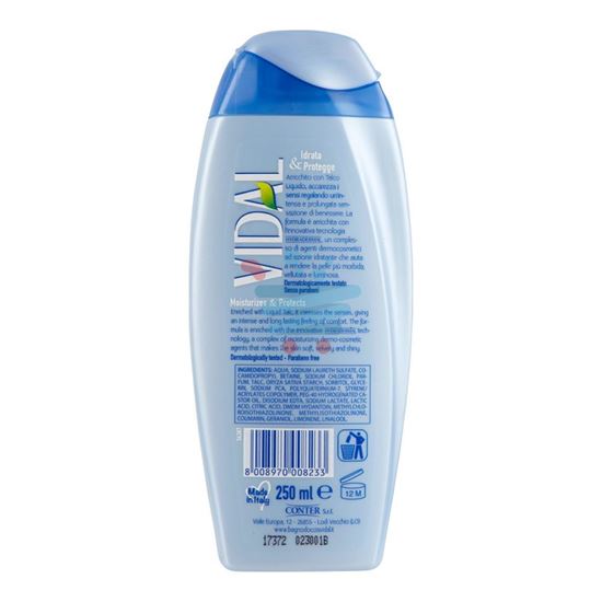 VIDAL DOCCIA TALCO 250ML