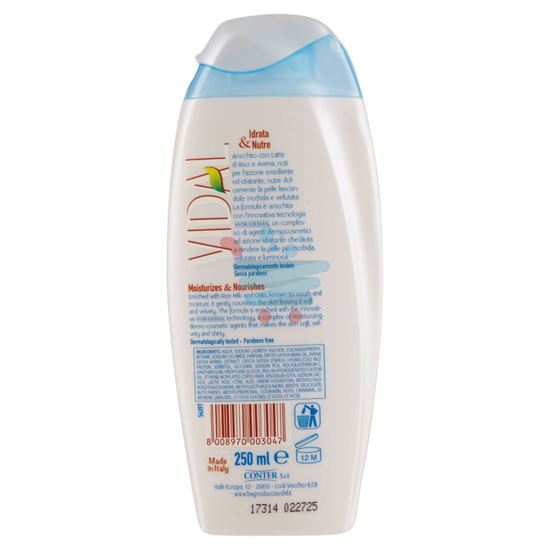 VIDAL DOCCIA MILK CREAM 250 ML