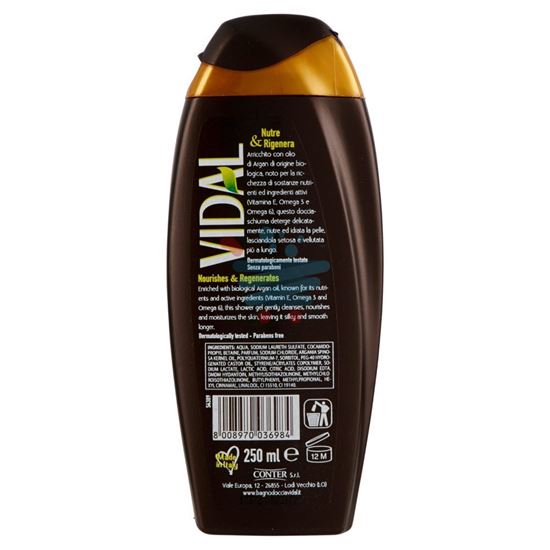 VIDAL DOCCIA ARGAN OIL 250 ML