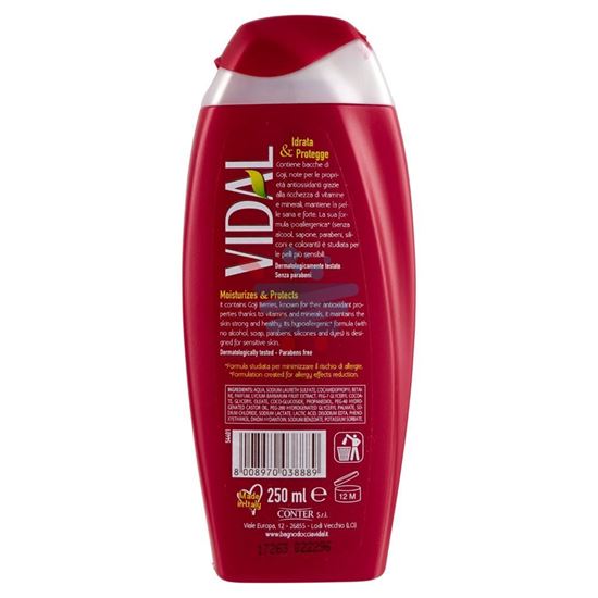 VIDAL DOCCIA BACCHE DI GOJI 250 ML