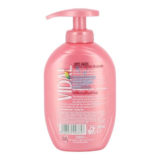 VIDAL SAPONE LIQUIDO  MORA E MUSCHIO EROGOTORE 300ML