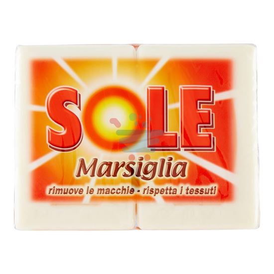 SOLE SAPONE DURO DI MARSIGLIA 2 PEZZI