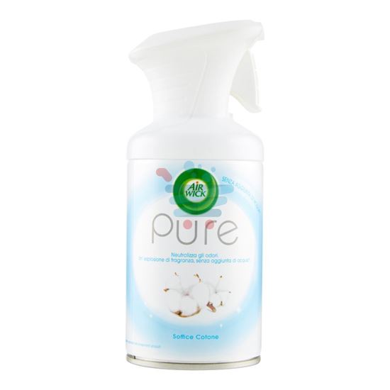 AIR WICK DEO PURE DEODORANTE AMBIENTE SOFFICE COTONE 250ML