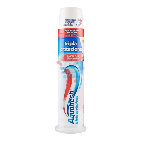 AQUAFRESH DENTIFRICIO TRIPLA PROTEZIONE CON DISPENCER